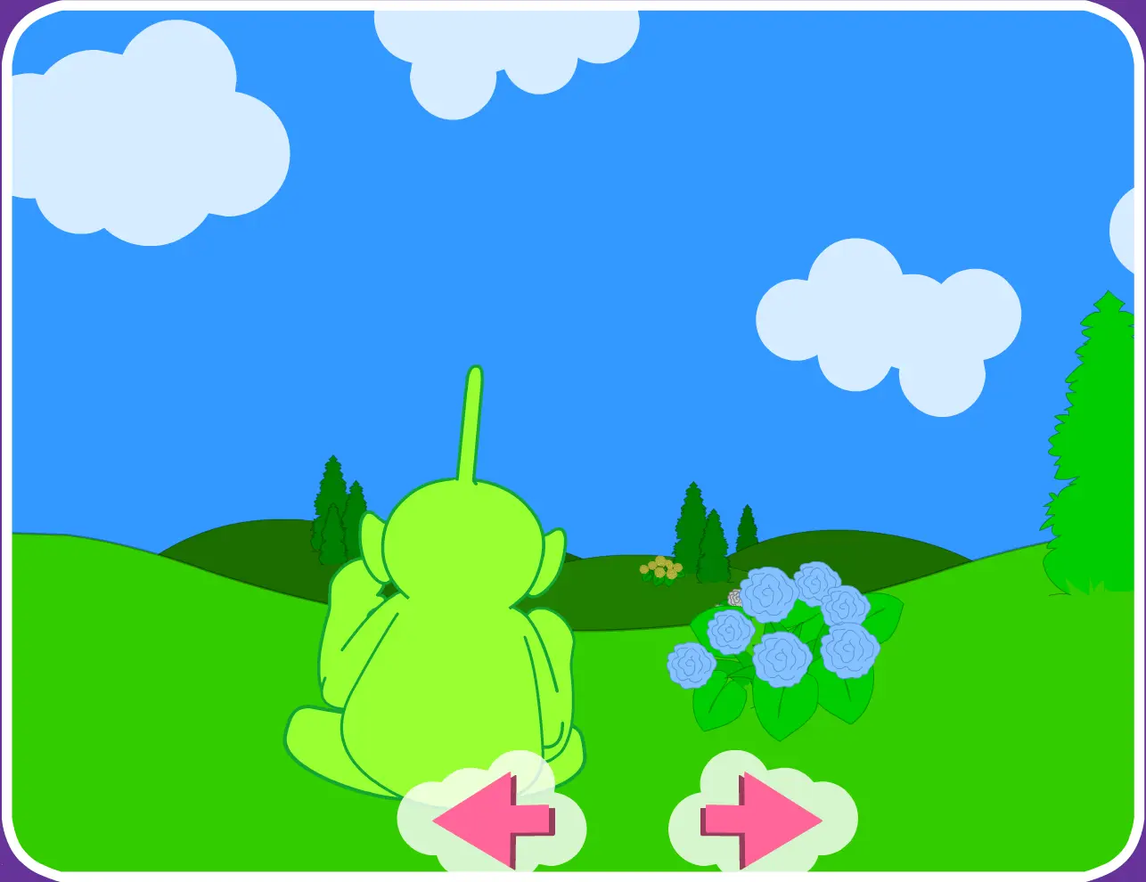 Teletubbies: Sliding Down the Hill
