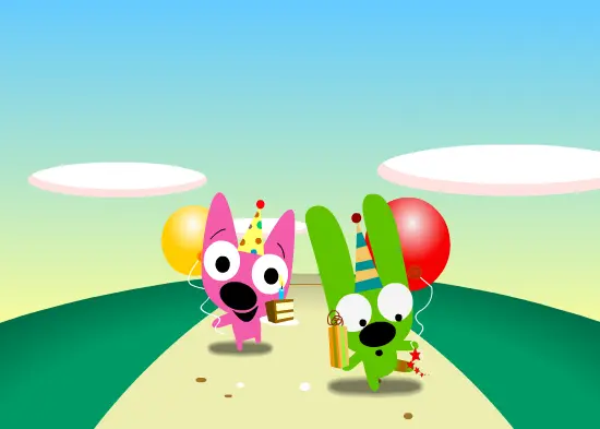 Hoops & Yoyo: Birthday Race