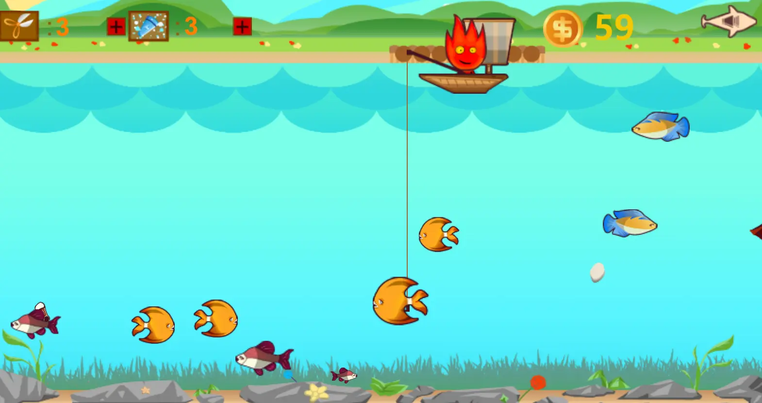 Fireboy And Watergirl Go Fishing