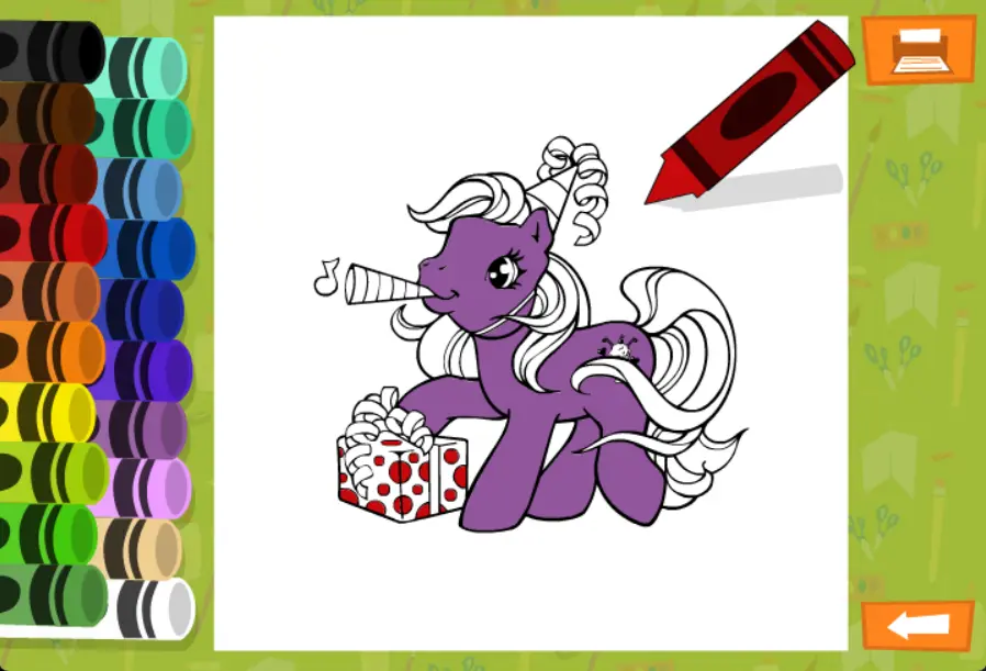 My Little Pony: Party Time Coloring Book