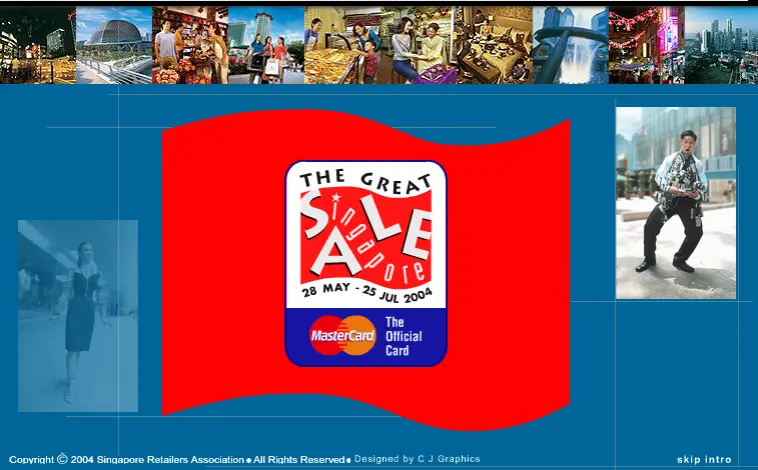 The Great Singapore Sale 2004 Website Intro