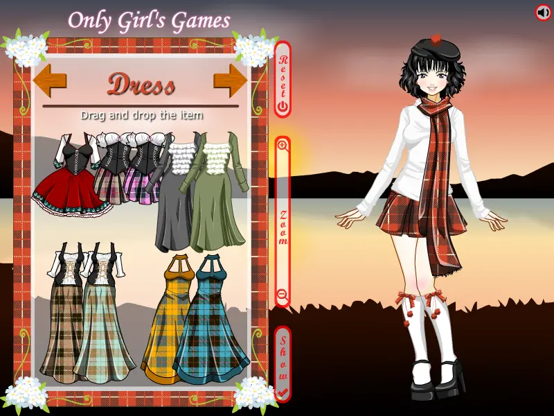 Scottish Lass Dress up