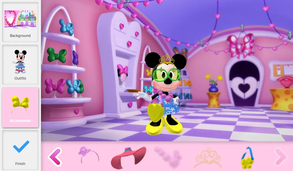 Minnie's Bow Toons: Dress Up
