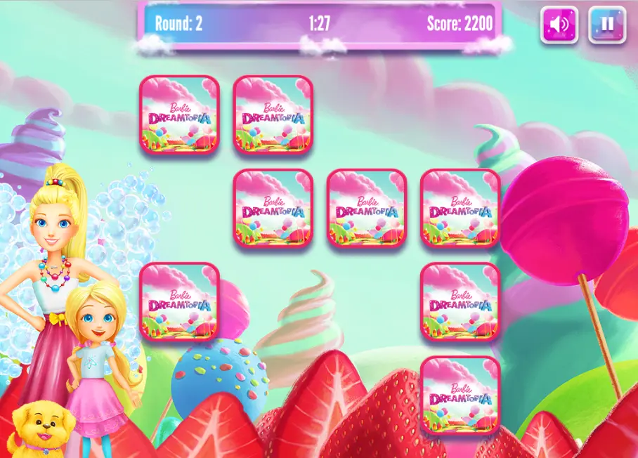 Barbie Dreamtopia Sweetville Sugar Match