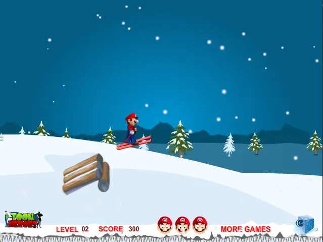 Mario Ice Skating 2