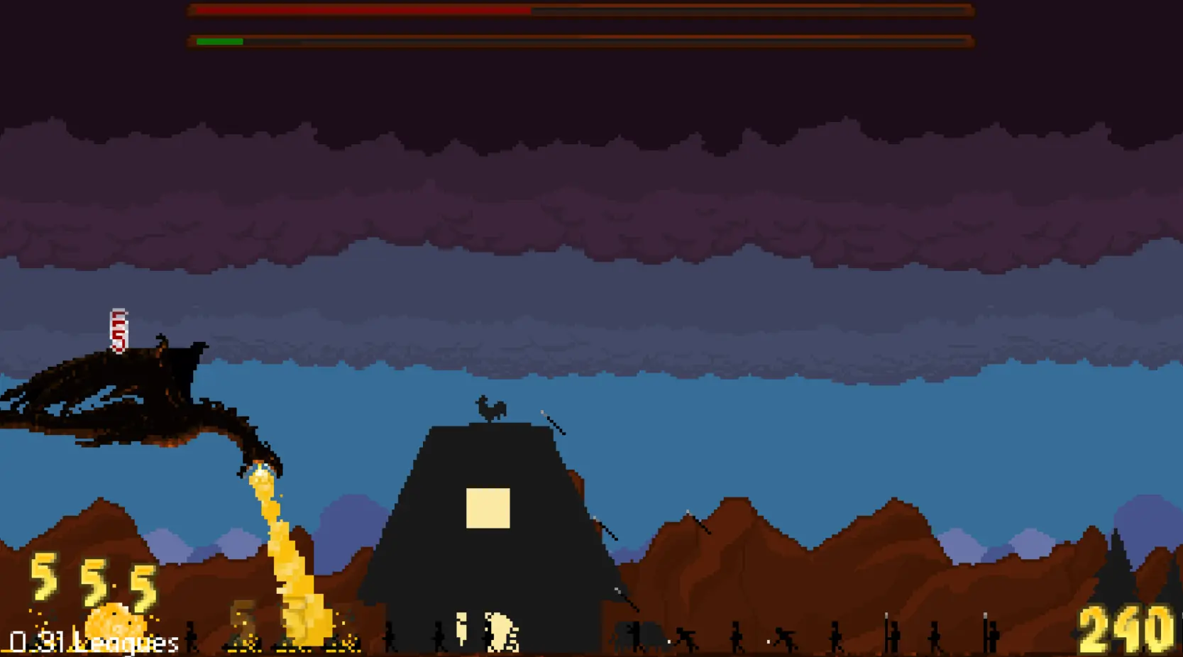 Dragonfire: A Game of Pixels