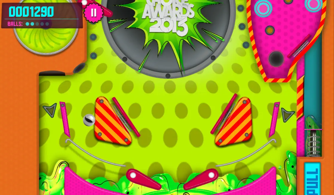 Nickelodeon Kids' Choice Awards 2013: Pinball Slimecade