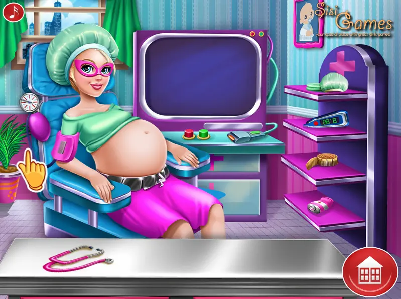 Hero Ellie Pregnant Check-Up