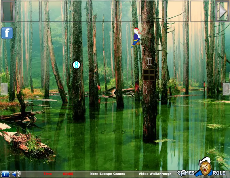 Dog Escape From Forest