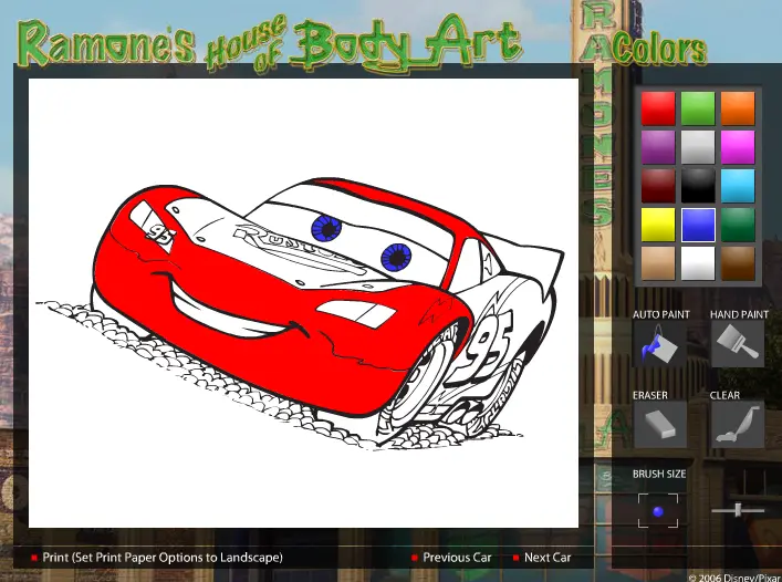 Cars: Ramone's Coloring Book