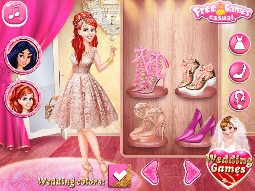 Princess Pink & Gold Wedding