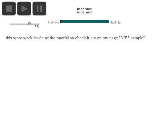 How to make a simple MP3 player in Flash