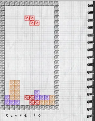 The Paper Arcade: Tetris