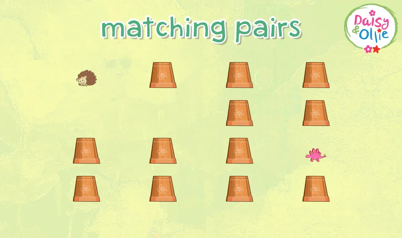 Matching Pairs Game with Daisy & Ollie