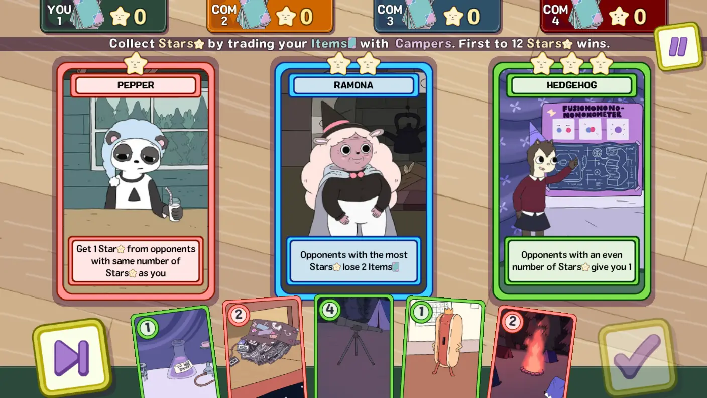Summer Camp Island: Scavenger Card Hunt