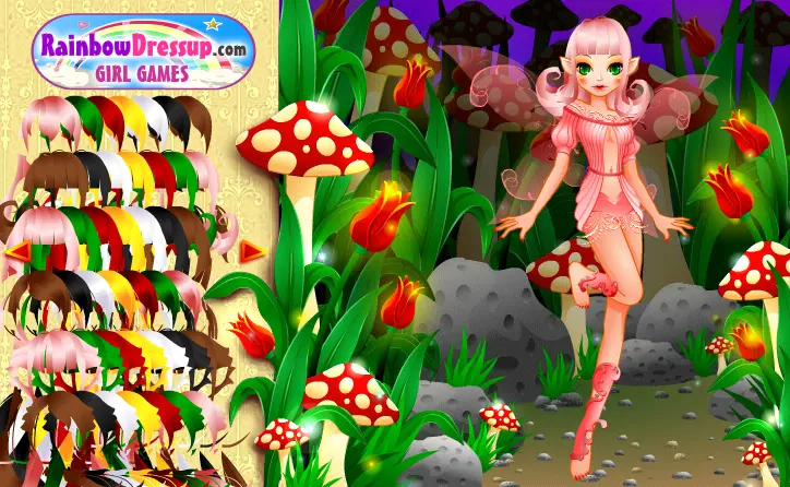 Mushroom Nymph Dressup