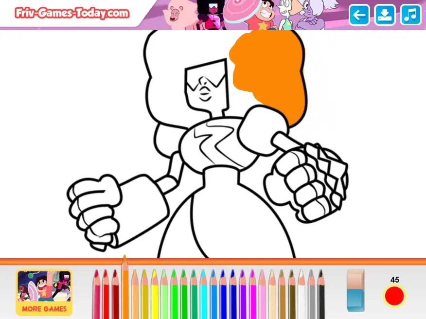 Steven Universe Pencil Coloring