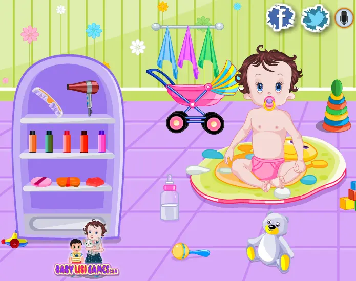 Baby Lisi Fun Bathing