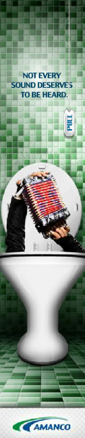 Amanco - Toilet Banner Ad