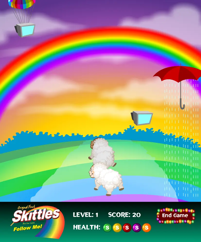Skittles Follow Me