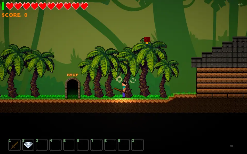 Noob vs Zombies - Forest Biome
