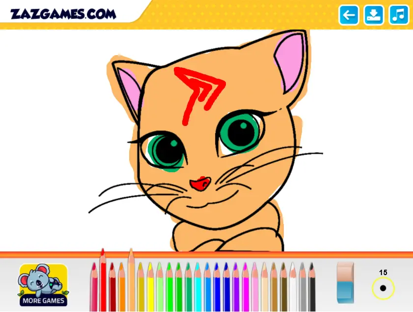 My Talking Angela Coloring Book