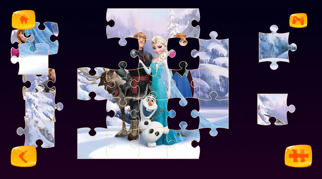 Frozen Jigsaw Puzzle Planet