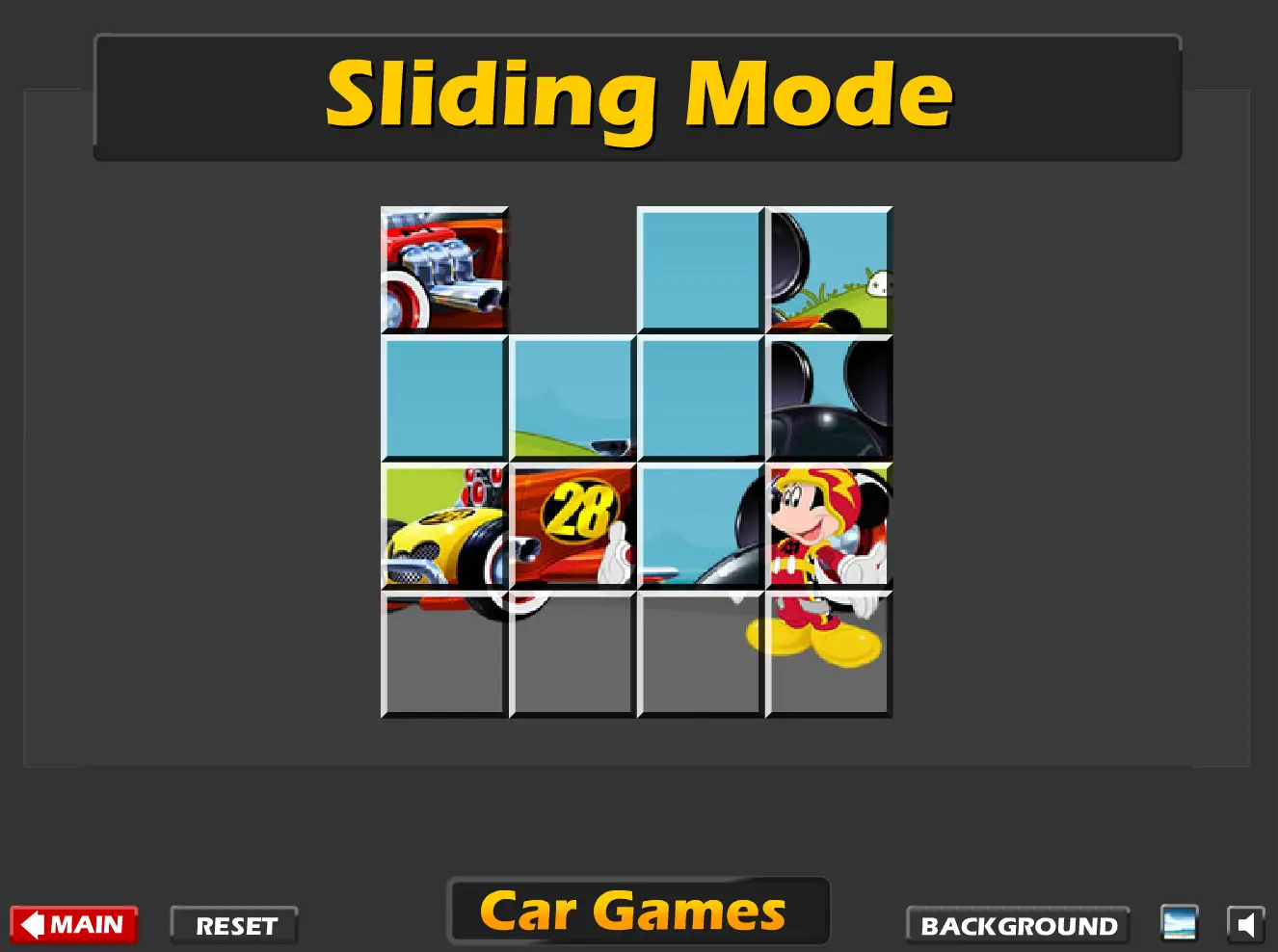 Mickey Roadster Puzzle