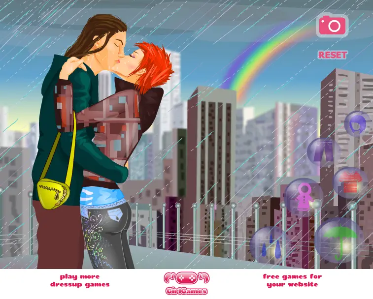 Kissing in the Rain