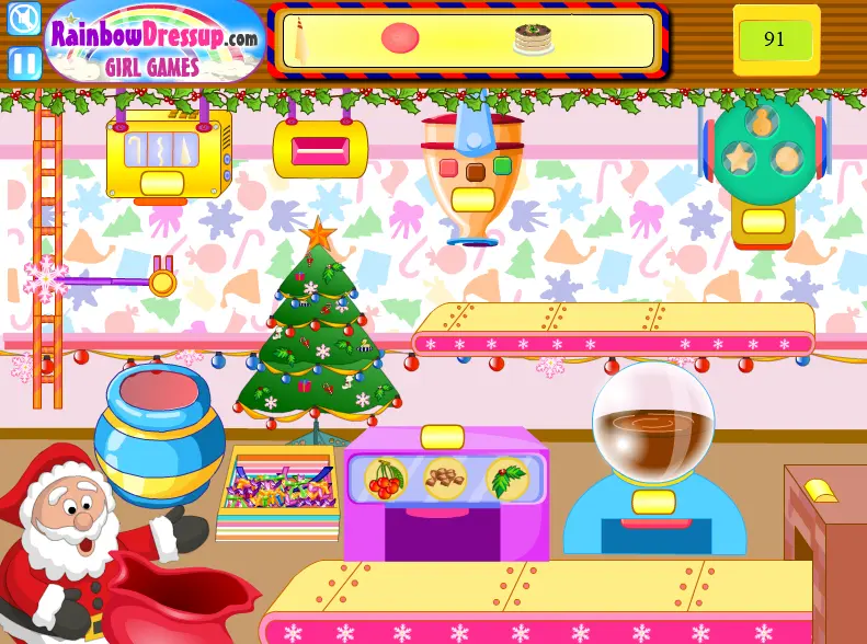 Baking with Santa