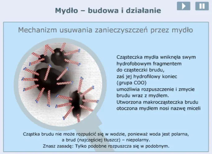Mydło – budowa i działanie