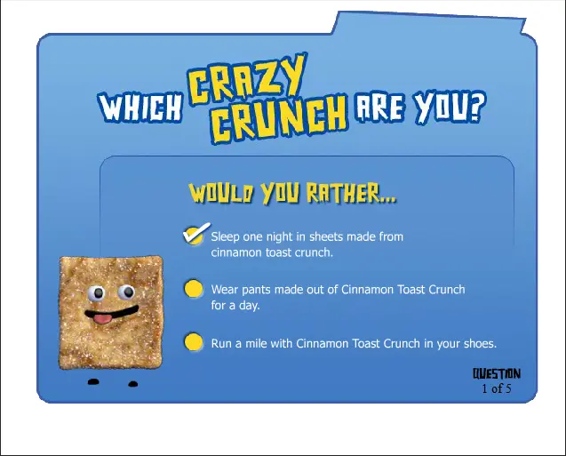 Which Crazy Crunch are You?