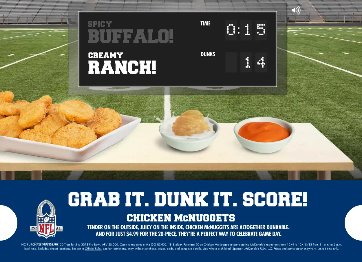 McNuggets Dunk & Score Challenge
