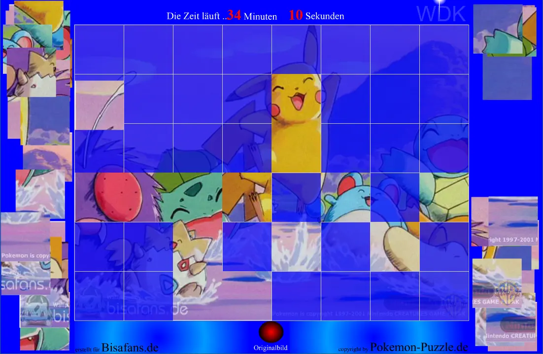 Pokemon-Puzzle.de: Pikaschu