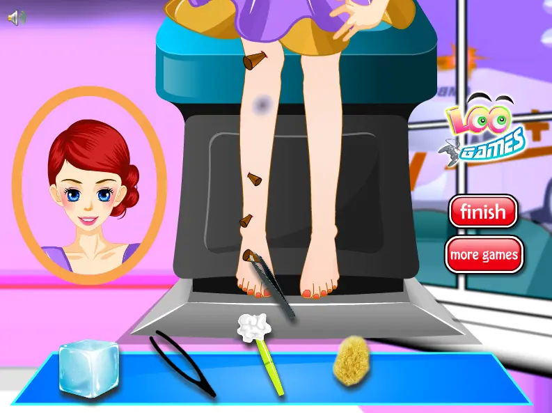 Sara Feet Accident