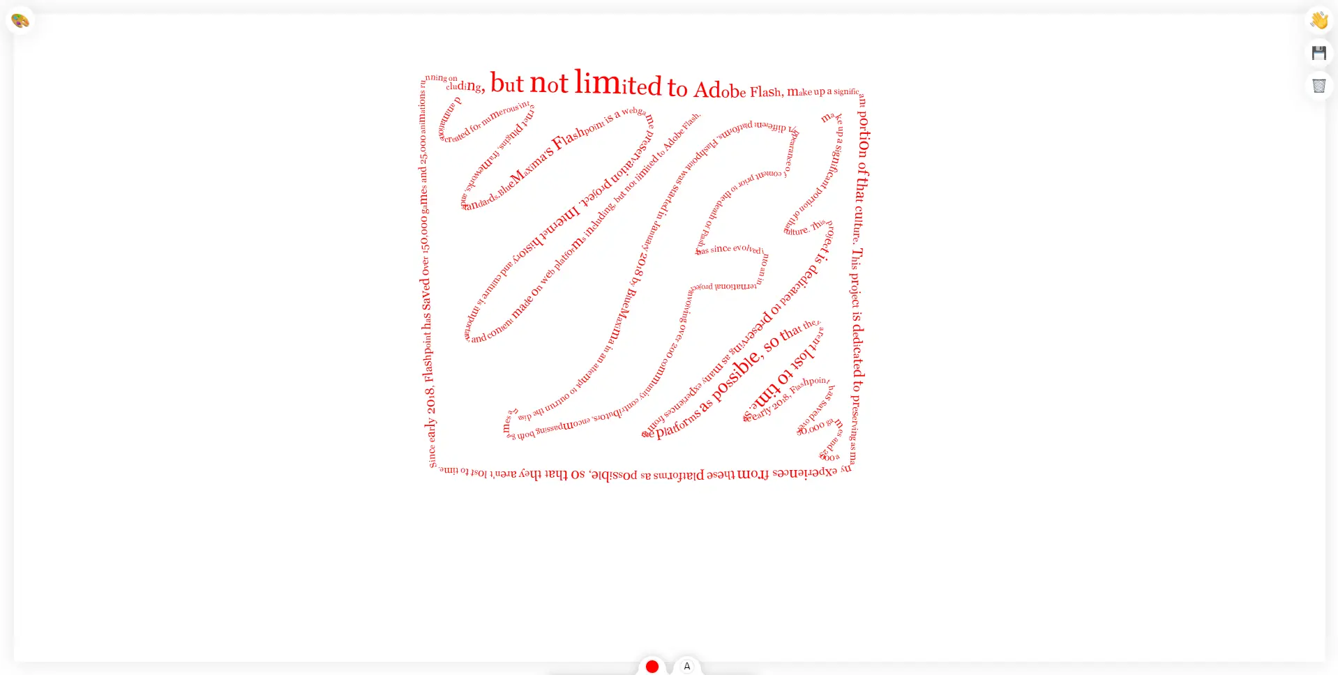 Paint with Text