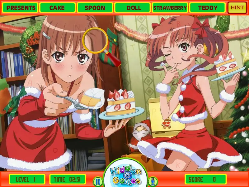Hidden Letters - Anime Christmas