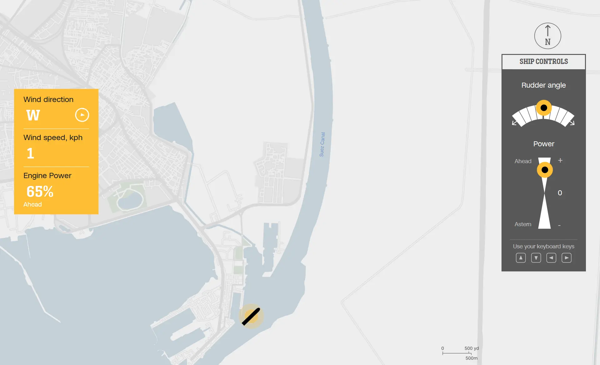 Steer Through the Suez Canal