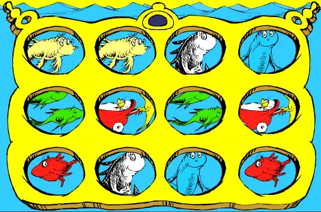 One Fish Two Fish Matching Game