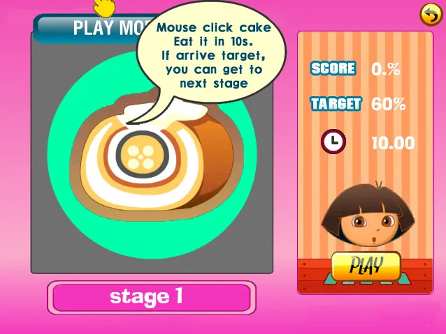 Dora eat mooncake