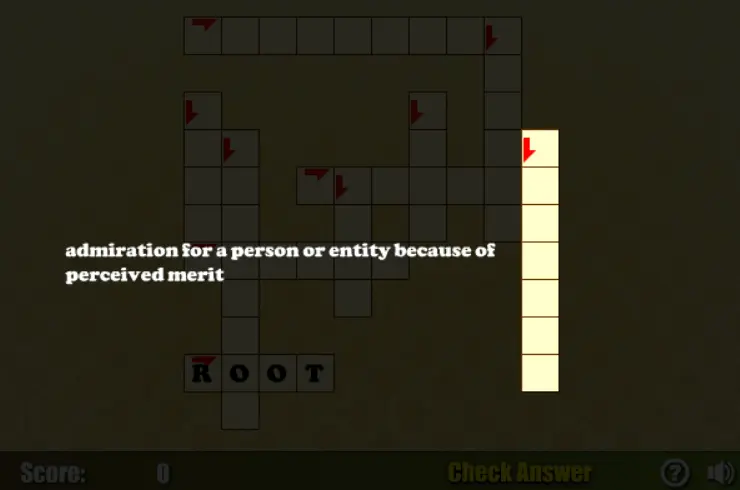 Crossword Puzzle