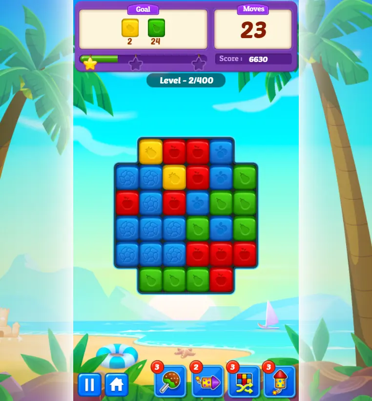 Fruit Cube Blast