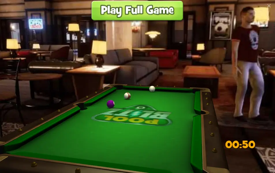 Pool Blitz Interactive Advertisement