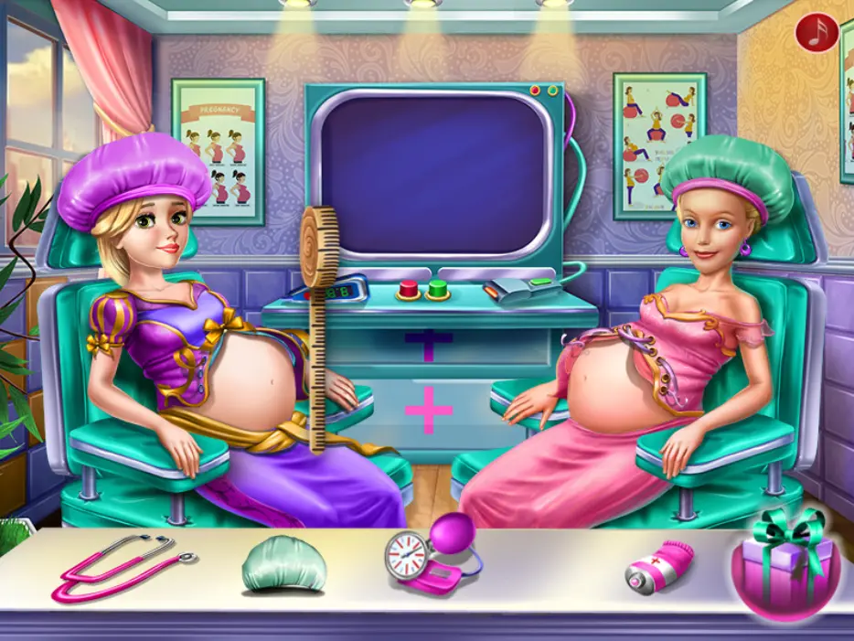 Goldie Princesses Pregnant CheckUp