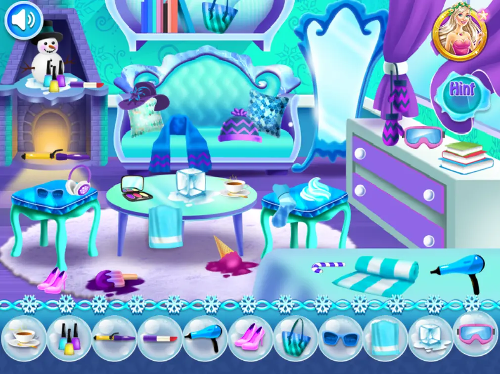 Ice Princess Messy Room