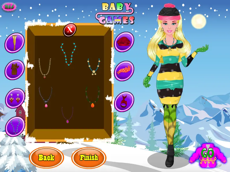 Barbie Winter Fashion Dressup