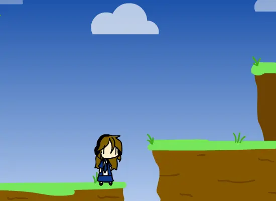 A basic platformer game (with no objective).