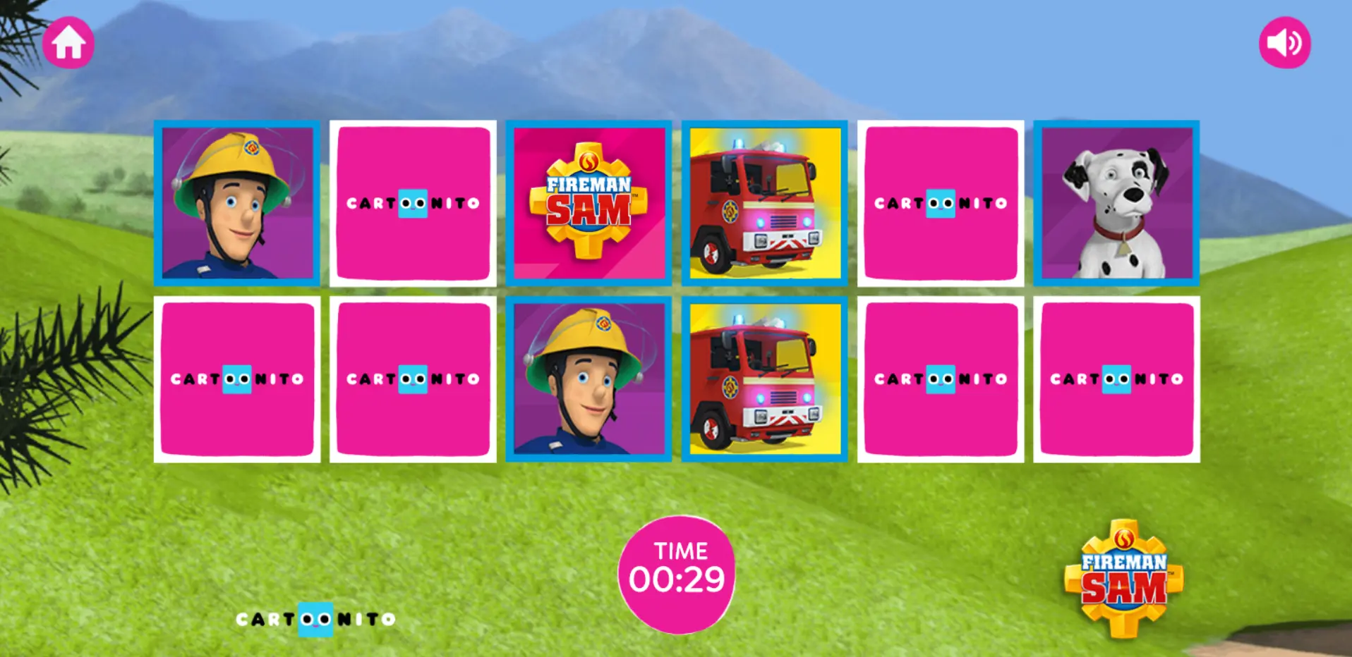 Fireman Sam: Matching Pairs