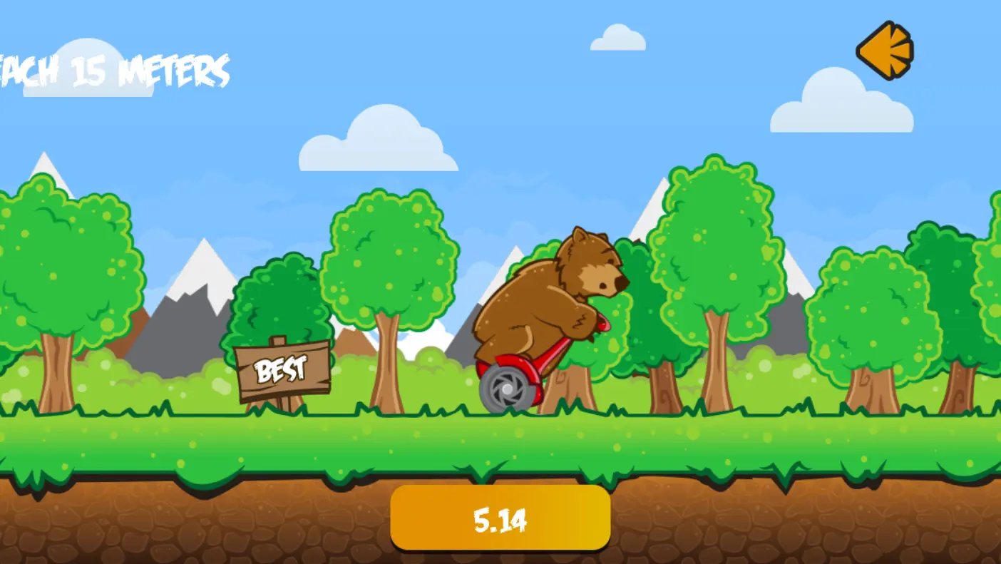 Bear on a Scooter