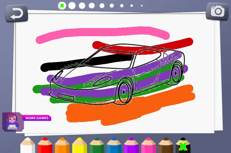 Kids Coloring Book: Japanese Luxury Cars